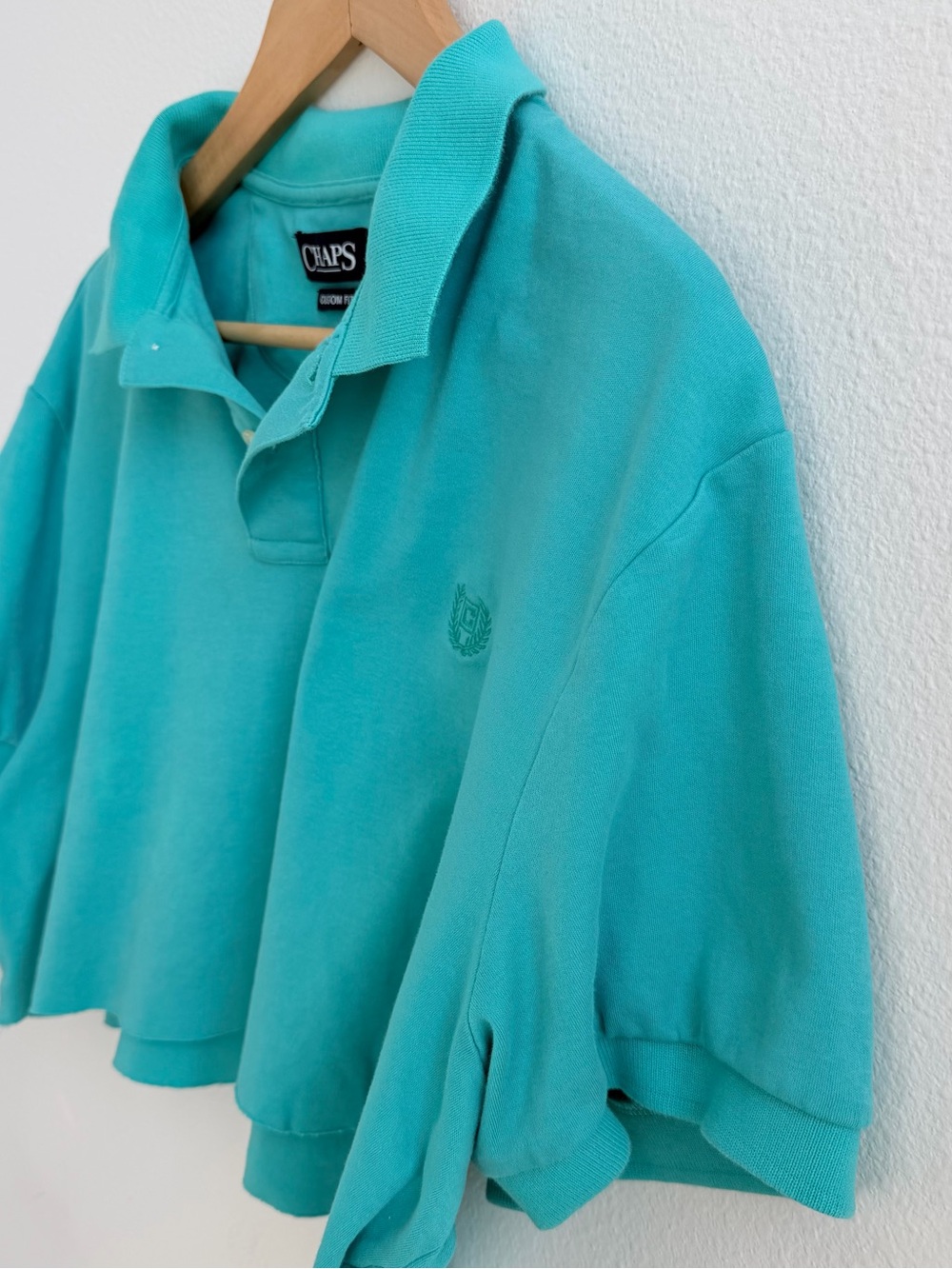 Chaps Ralph Lauren Cropped Polo - Picture 6 of 9